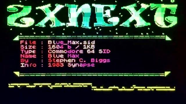 Blue Max title music from the C64 game. смотреть онлайн