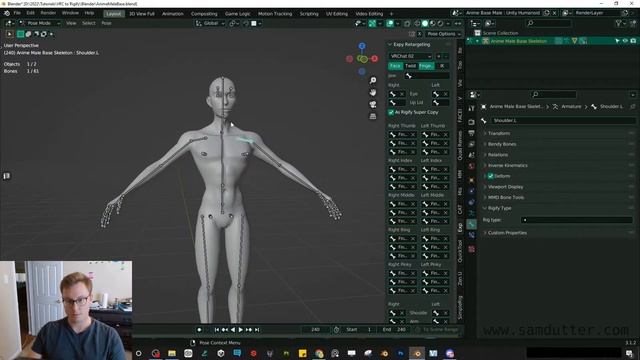 VRChat/Unity Skeleton to Rigify!! смотреть онлайн