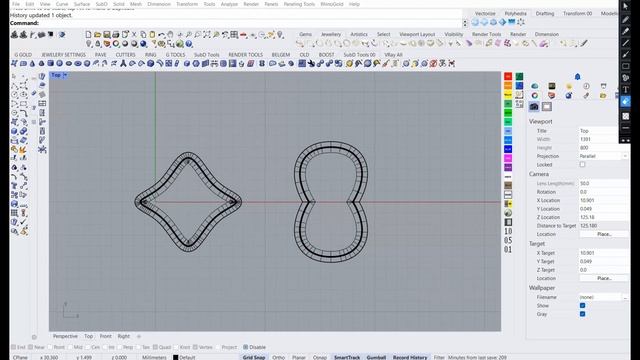 Rhino Tutorial | make subd friendly curve command | subd course | jewellery cad design | Free Cad смотреть онлайн