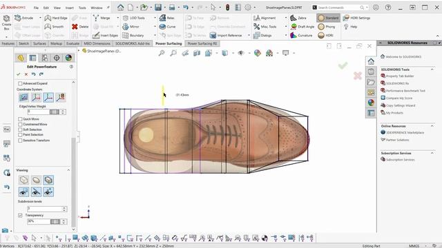 Shoe body model | Solidworks Tutorial смотреть онлайн