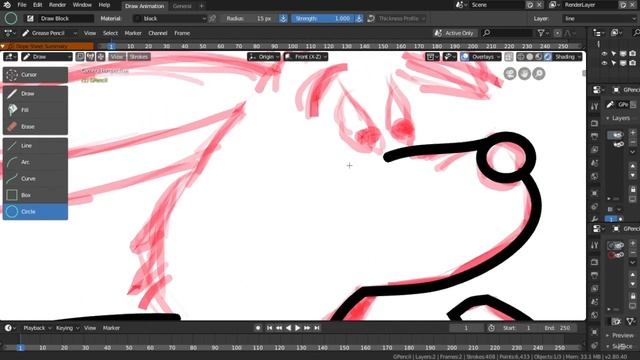 2D Animation - Grease Pencil Blender 2.9 Tutorial - The Curve Tool - Sketch with Savvy смотреть онлайн
