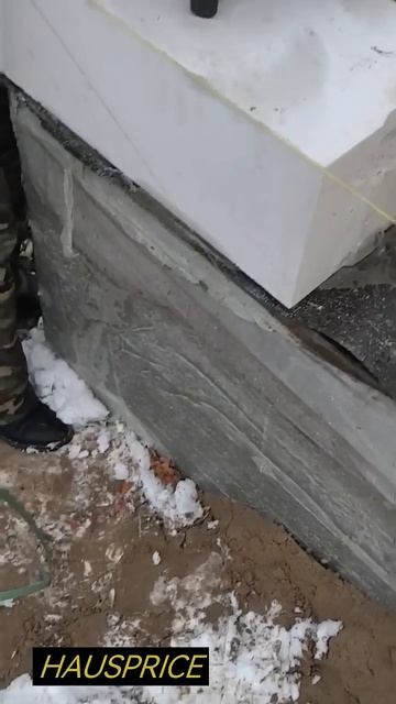 Как правильно начать кладку из газобетона. #hausprice #кладка #газобетон