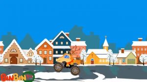 Good vs Evil   Haunted House Monster Truck   Learn Street Vehicles   Trucks For Children