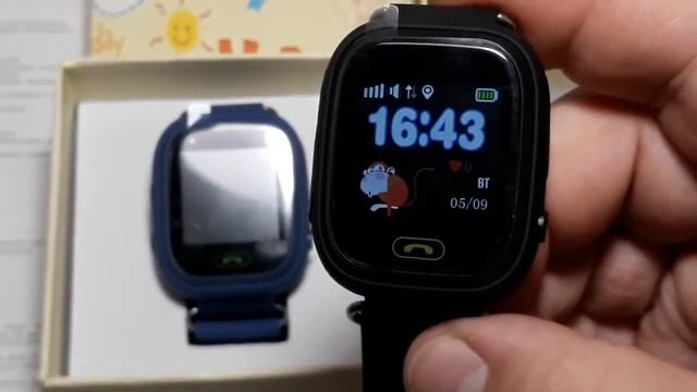 Дитячий смарт годиннки Q90 з GPS смотреть онлайн