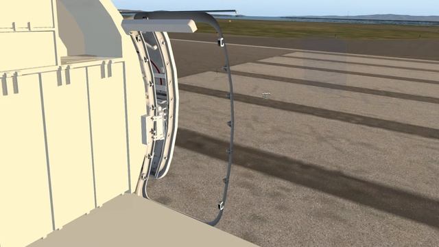 SSG CRJ-700 Service Door Animation Edit X Plane 5 12 2018 смотреть онлайн
