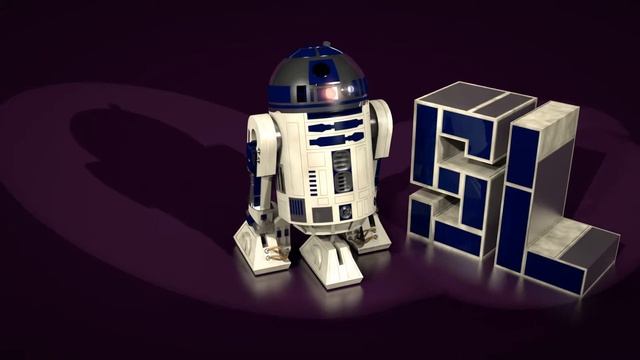 Star Wars - R2D2 - Blender 3D смотреть онлайн