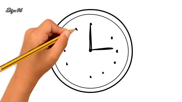 How To Draw A Wall Clock | How To Draw A Watch Step By Step | How To Draw A Watchdog смотреть онлайн