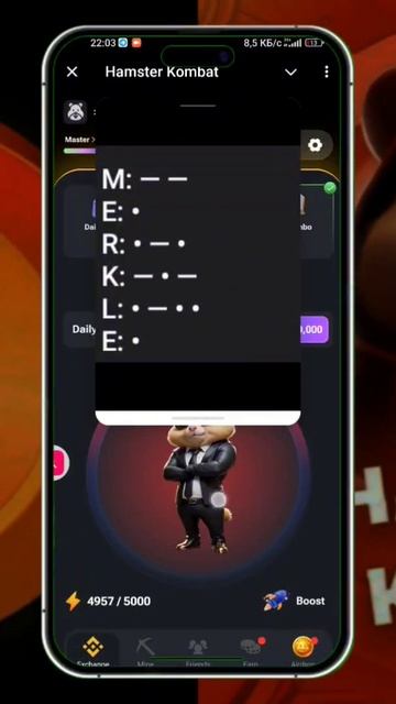 НОВЫЙ ШИФР НА 14 ИЮЛЯ HAMSTER KOMBAT. Хомяк Хамстер Комбат шифр сегодня смотреть онлайн