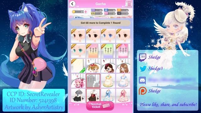 Cocoppa Play - My Fluffy Remix Gacha (20 Spins) смотреть онлайн