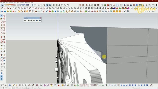 Modeling Classical Column & Decorated Arch in SketchUp | SketchUp Tutorial смотреть онлайн