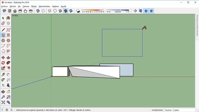 Sketchup 2018 - Dibujar formas - Tutorial básico 05 смотреть онлайн