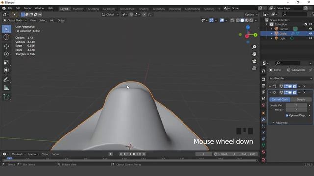cartoon hat modeling in blender 2.92 смотреть онлайн
