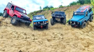 ЖЕСТКИЙ RC ЧЕЛЛЕНДЖ! 😱 Jeep, Defender и Range Rover в Глиняном Каньоне!