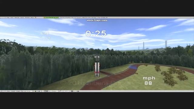 Blender Game Engine - Monowheel Racing Game смотреть онлайн