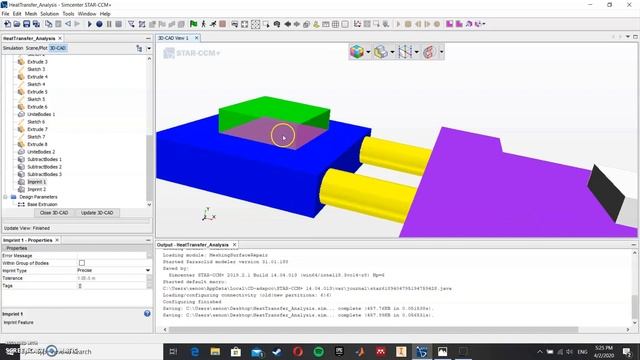 Star-CCM+ Tutorial 1- Cooling a 2 CPU System (Conjugate Heat Transfer Case Analysis) смотреть онлайн