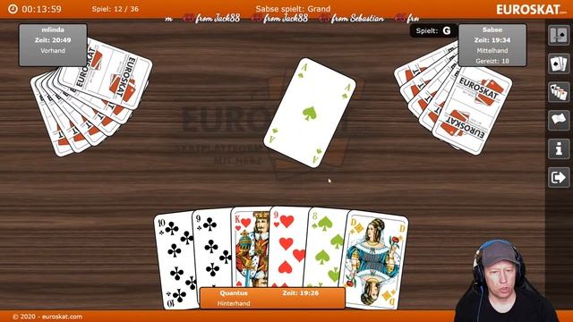 Live-Skat 19:30 Uhr Rangliste & Preisskat