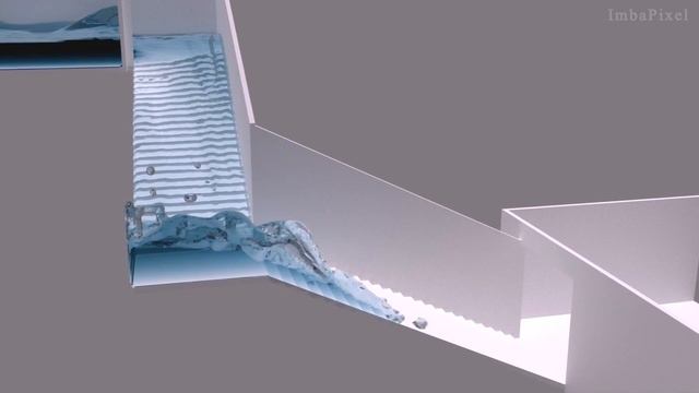 Flood Simulation. Blender смотреть онлайн