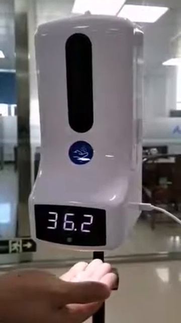 DISPENSADOR DE GEL Y TOMA DE TEMPERATURA DE MANERA AUTOMÁTICA смотреть онлайн