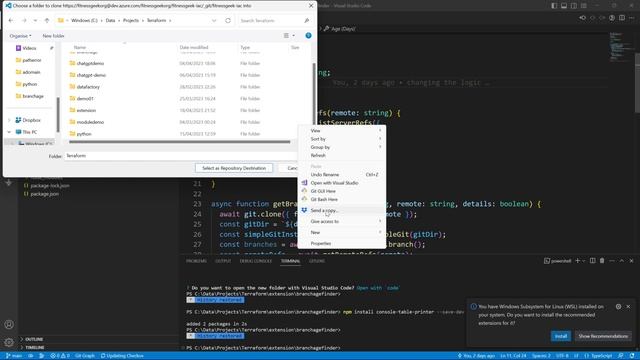 14. How to Clone an Azure Devops Repo on your local machine using Visual Studio Code IDE смотреть онлайн