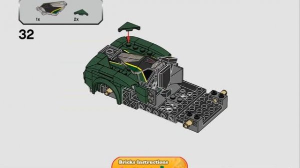 Lego 76907, Lotus Evija. LEGO® Speed Champions Instruction