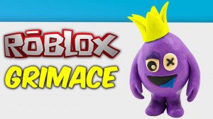 Лепим Роблокс из Пластилина! Grimace из Радужных Друзей (Rainbow Friends)