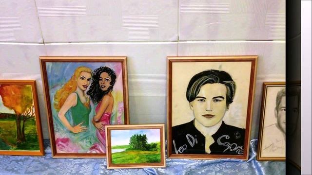 Персональная выставка Майи Киселевой в библиотеке ВЕРНИСАЖ