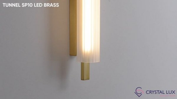 БРА|TUNNEL AP10 LED BRASS|CRYSTAL LUX