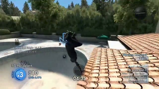 Skate 3 - Own the lot - The 'Burb-a-tron' - Pool of Tricks in under 60 seconds смотреть онлайн