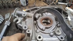 Восстановил резьбу. Маслонасос.