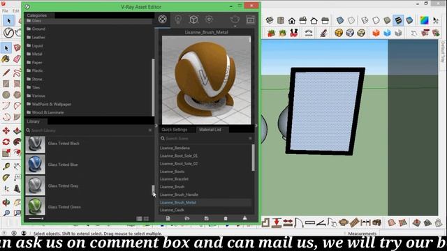 SketchUp Material editor or Asset editor how to use. смотреть онлайн