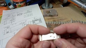 Замок коробка серебро