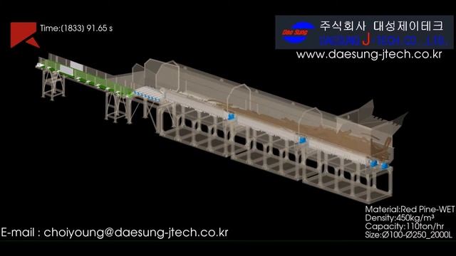 Rotor Debarker System-Rocky DEM simulation-daesung-jtech смотреть онлайн