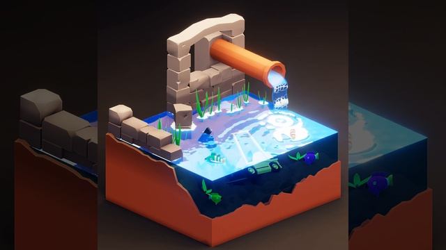 Pure-Toon Water 1.2 Blender 2.83(EEVEE) смотреть онлайн