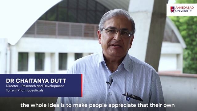 Dr Chaitanya Dutt from Torrent Pharmaceuticals | Ahmedabad University смотреть онлайн