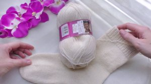 Носки с пяткой "Стронг". Одна готовая работа  и процессы.