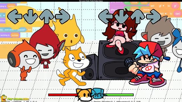 Friday Night Funkin' VS Scratch Cat | Play-Games.com