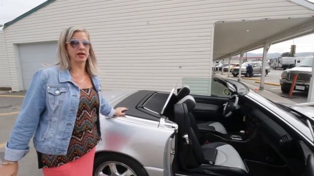 2002 Mercedes Benz SL500 Silver Arrow With Angela Klassen