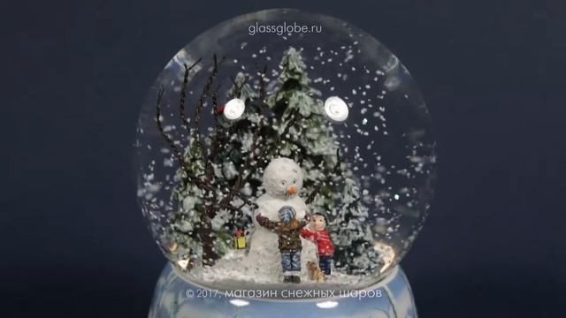 Шар со снегом Друг снеговик смотреть онлайн