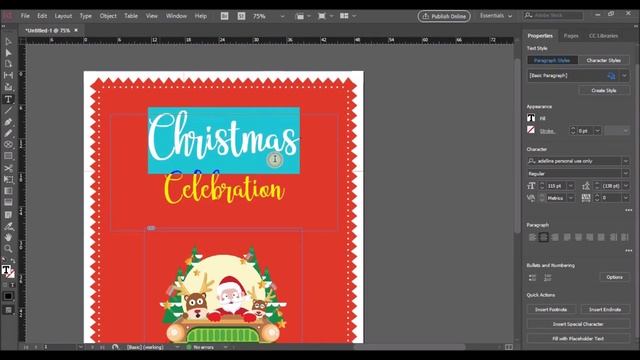 How to create Christmas Flyer template in InDesign | Flyer Template | InDesign Tutorial | Download смотреть онлайн