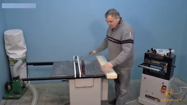 Изготовление мебельного щита на станках Warrior W0206 и W0702 смотреть онлайн