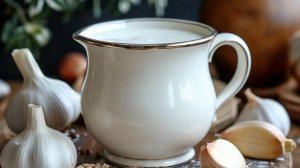 Чеснок в молоке: натуральное средство для здоровья.