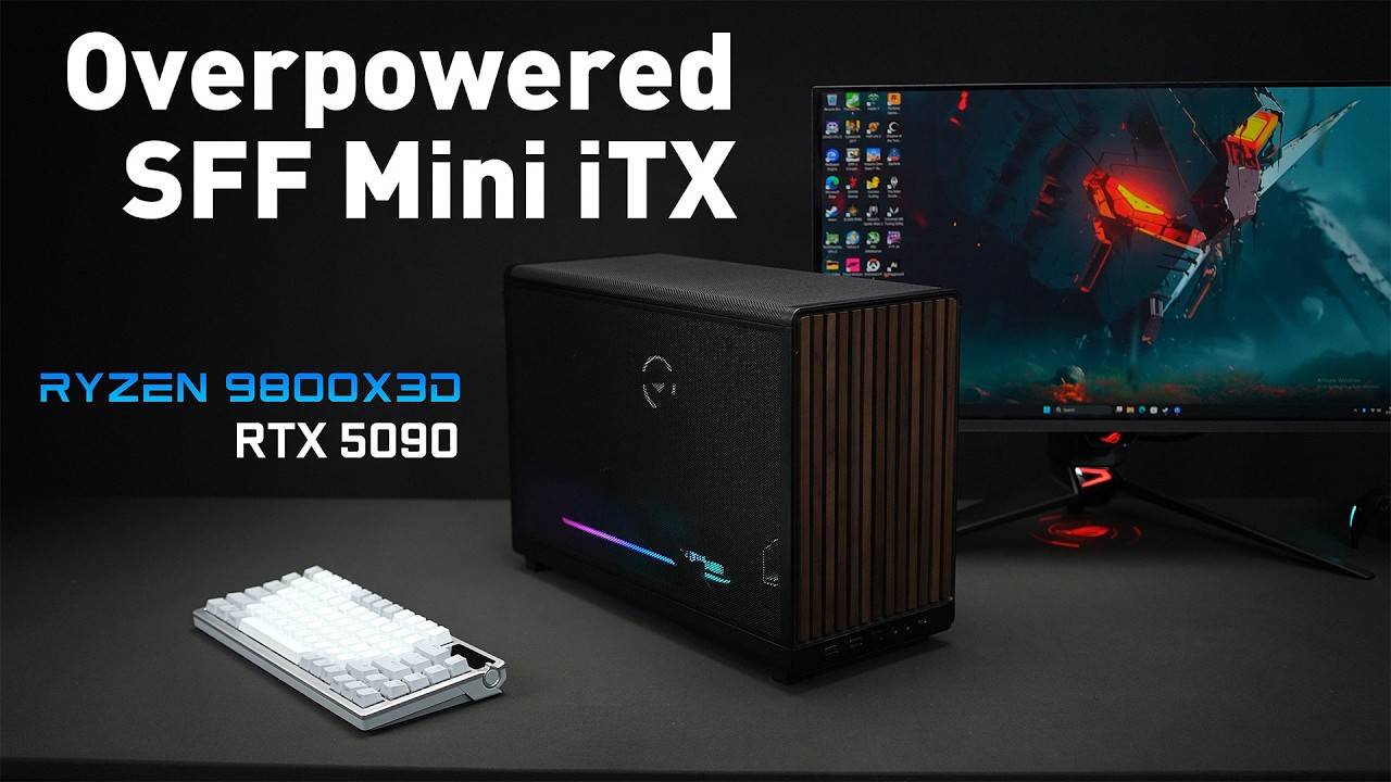 This SFF Mini ITX PC Runs Everything! 9800X3d + RTX 5090 смотреть онлайн