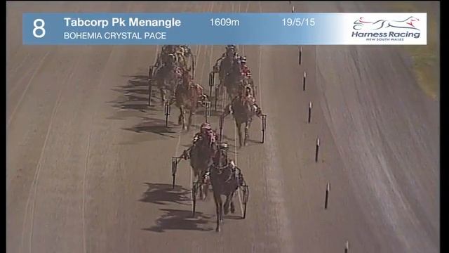 TABCORP PK MENANGLE - 19/05/2015 - Race 8 - BOHEMIA CRYSTAL PACE смотреть онлайн