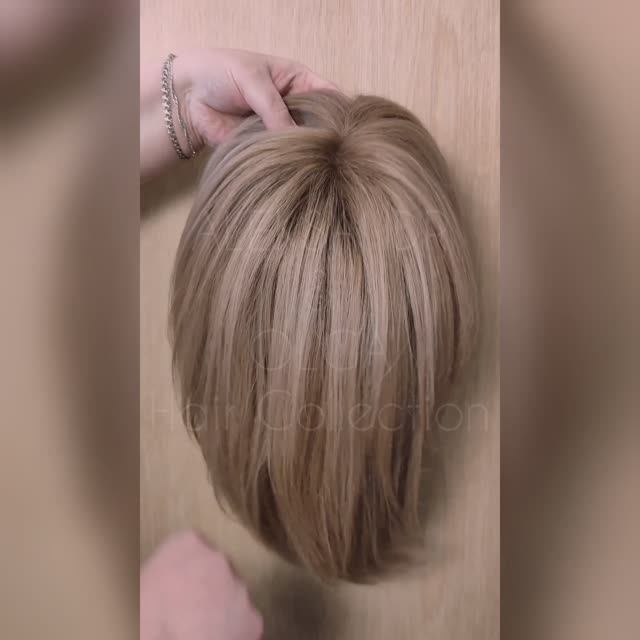 Полупарик combo - на моно (с имитацией кожи головы) #полупарик #натуральныйпарик #изделияизволос смотреть онлайн