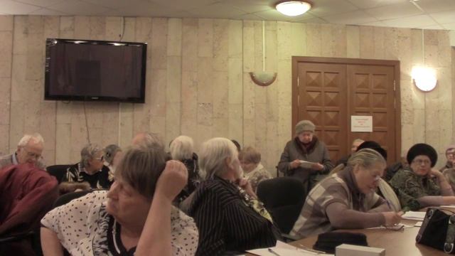 Встреча главы управы района Коптево с жителями 21.01.2015 года