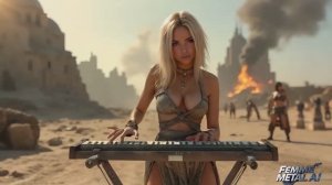 Королевы рока в пустыне. Женский рок от нейросети