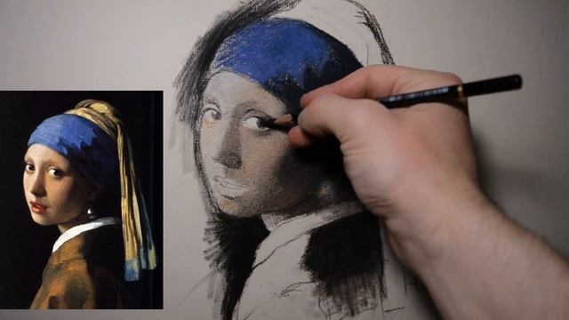HOW TO DRAW PORTRAITS LIKE THE OLD MASTERS? JOHANNES VERMEER. смотреть онлайн