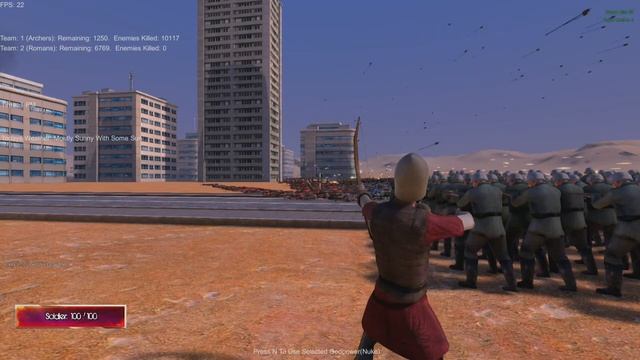 Ultimate Epic Battle Simulator: 500 archers, 250 bolt action rifles, and 500 muskets vs. 17,000 смотреть онлайн