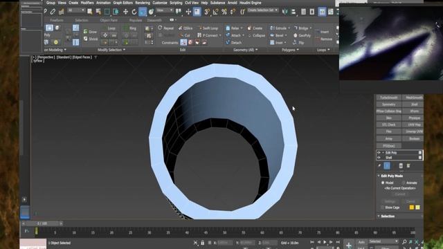 How to cap an extruded Cylinder смотреть онлайн