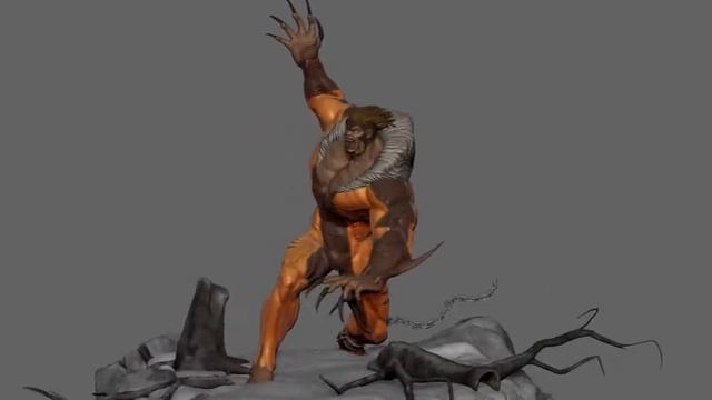 sabretooth zbrush Turntable смотреть онлайн